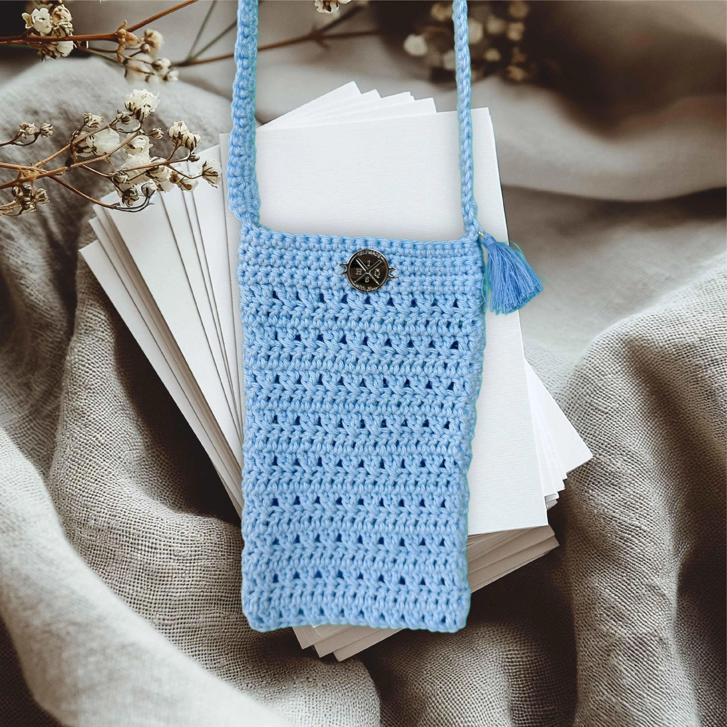 Handytasche gehäkelt zum umhängen