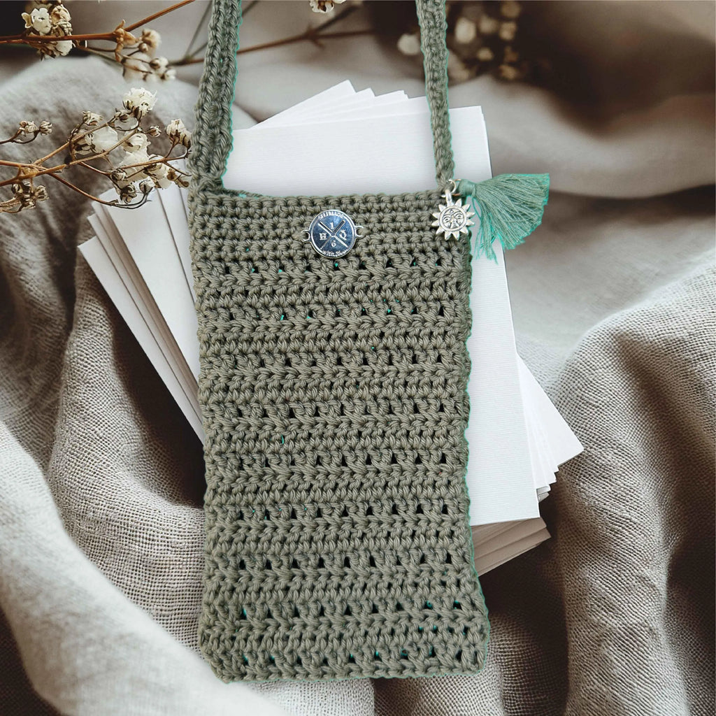 Handytasche gehäkelt zum umhängen